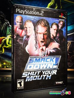 WWE SmackDown Shut Your Mouth (Sony PlayStation 2, 2002) CIB
