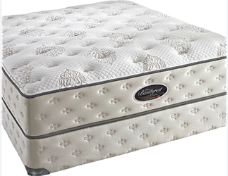 Simmons World Class Cal King Mattress with Box Spring