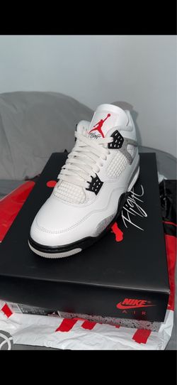 Jordan 4 white cement