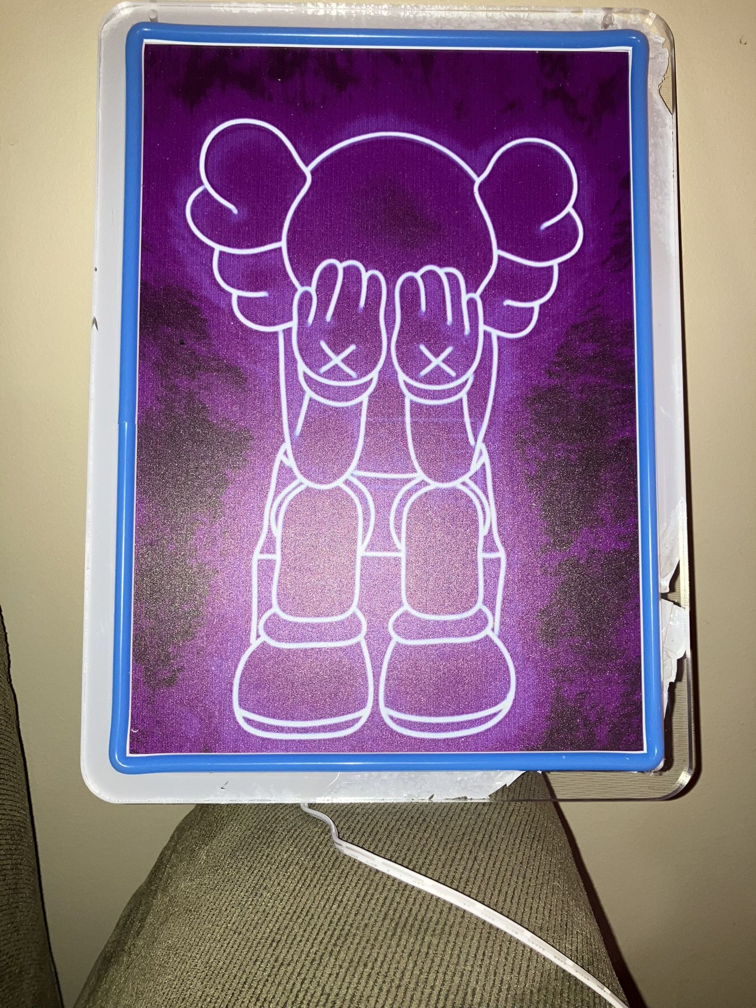 Kaws Neon Sign