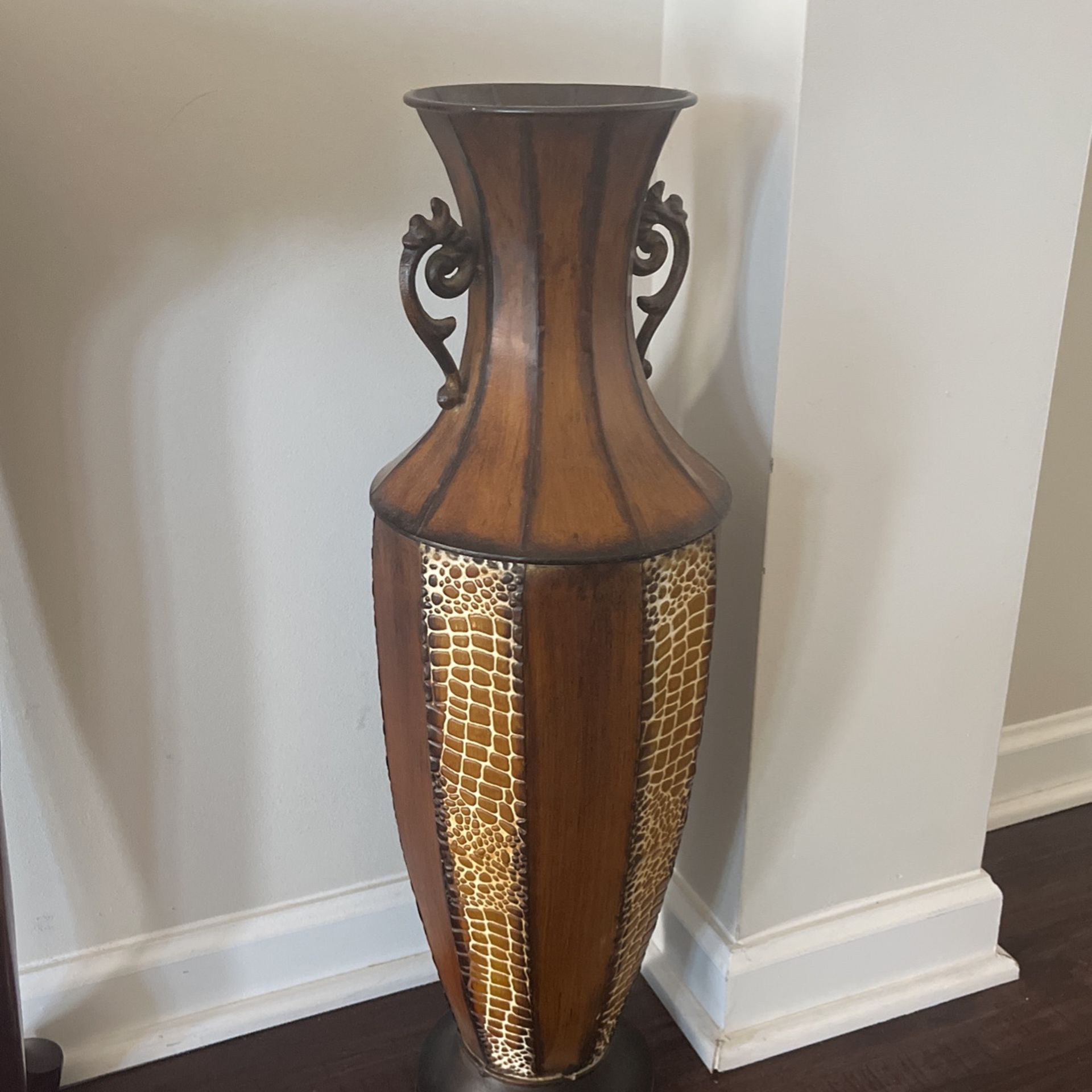 Extra Large Metal Vase (26 Inches Height)