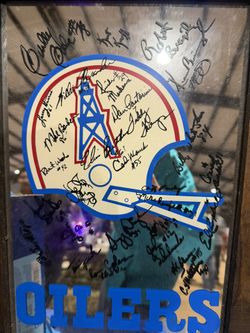 1978 Autographed Houston Oilers