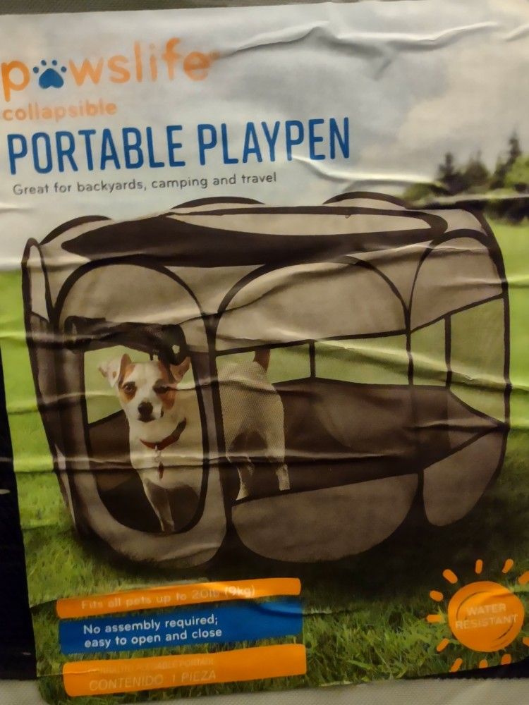 Pawslife portable dog pen sale