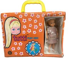 Vintage Mattel 1965 Tutti Play Case w/ Doll