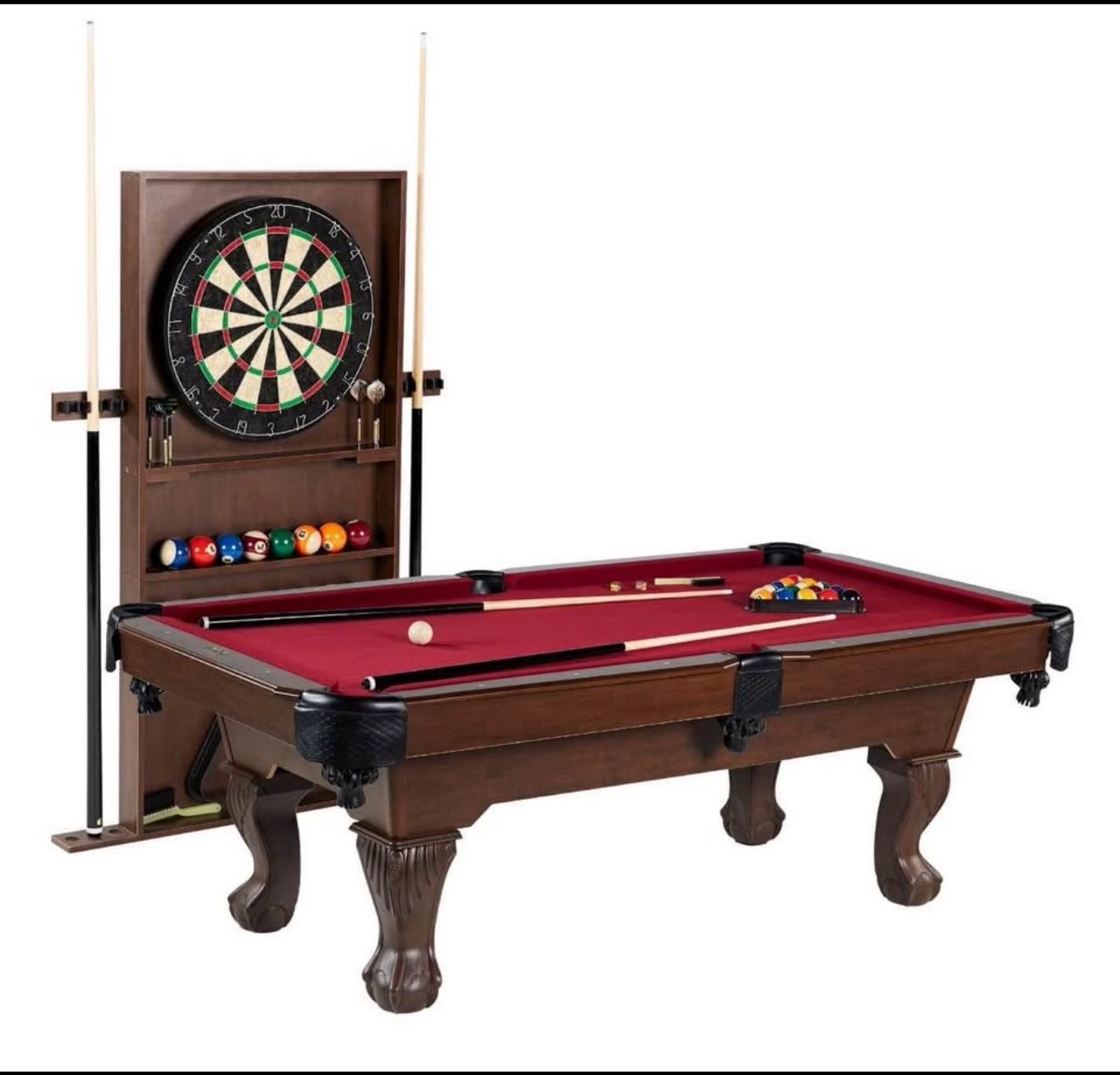 Brand New Still In Box Pool Table and dartboard that Set