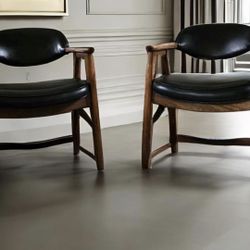 Pair of MCM Style Accent Chairs. 