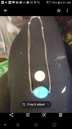 Genuine turquoise necklace