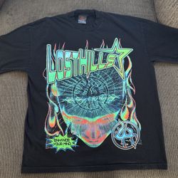 Lost Hills Black Graphic T Shirt Size: XL