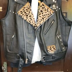 Eddie's Leather Vest 2XL Rocky Horror Picture Show