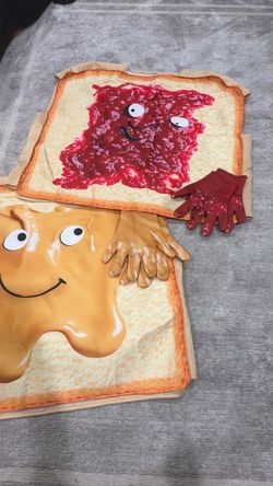 Peanut butter and jelly costume