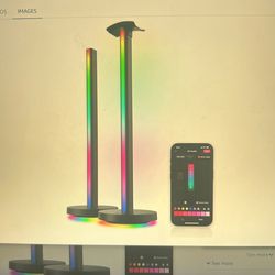 NEW Light Bar. RGBIC 16 Million Color Options, Dual Smart Light Bars, 3-Side Lighting w/Music Flow, App Control,Game Sync,16" Height TV Backlight