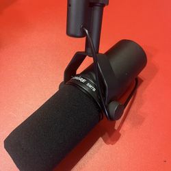 Shure SM7B dynamic vocal Studio Mic for Podcast, Broadcast & Recording. For XLR Connector.  