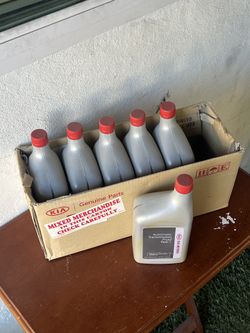 NEW! Genuine Kia Motors Automatic Transmission Fluid Red-1 (6 Quarts)  UM040CH020|