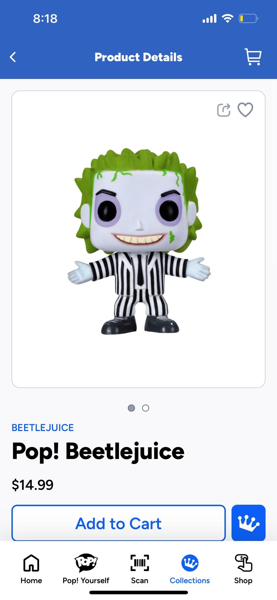 Beetlejuice Funko 