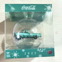 M2 Coca Cola Ornaments Ford F100 CHASE