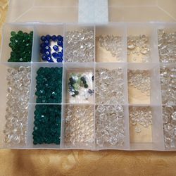 Vintage Glass Czech Beads. OBO