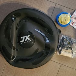  Balance Half Ball Trainer, Stability Exercise Yoga Half Ball with Resistance Bands & Pump - Improve Core and Ab Strength with Full Bod