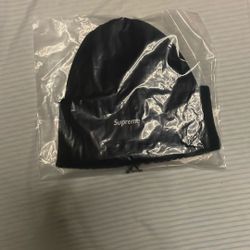 Black Supreme Beanie