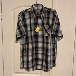 NEW ONLY $9 plaid button Up