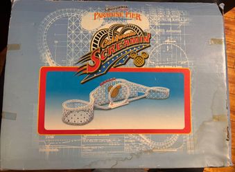 Disney California Screamin' Roller Coaster Model Kit