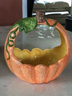 Handmade Ceramic Pumpkin 