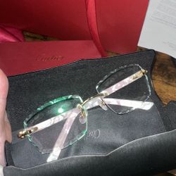 CARTIER BUFFS WHITE MARBLE STICKS