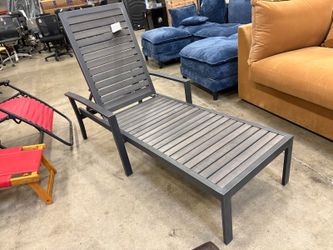 Adjustable Back Lawn Metal Chair