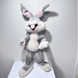 Warner Bros. Bugs Bunny Plush 53 Year Old 1971 28" Rare  Tall