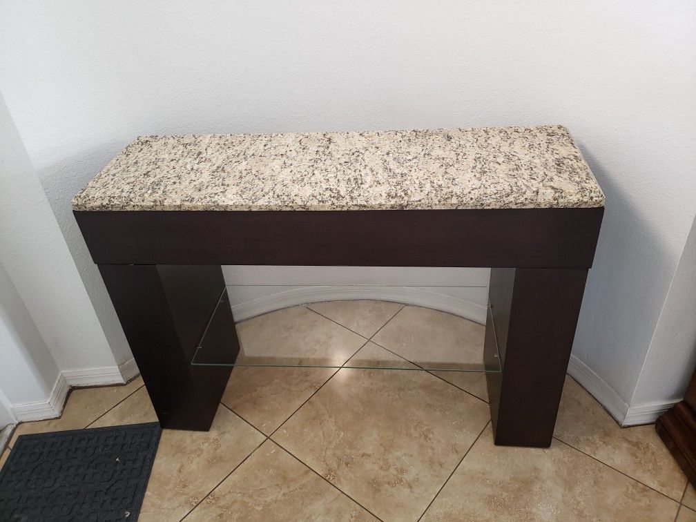 Granite stone top table
