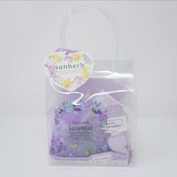 Sunherb Lavender Bath Salt Gift Bag