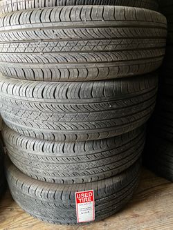 4 USED 22565R17 CONTINENTAL Procontact ALL SEASON TIRES for $300 installed and balance w/ ALIGNMENT . 22565R17 225 65 17 225 65 R 17 225/65/17 225/65/