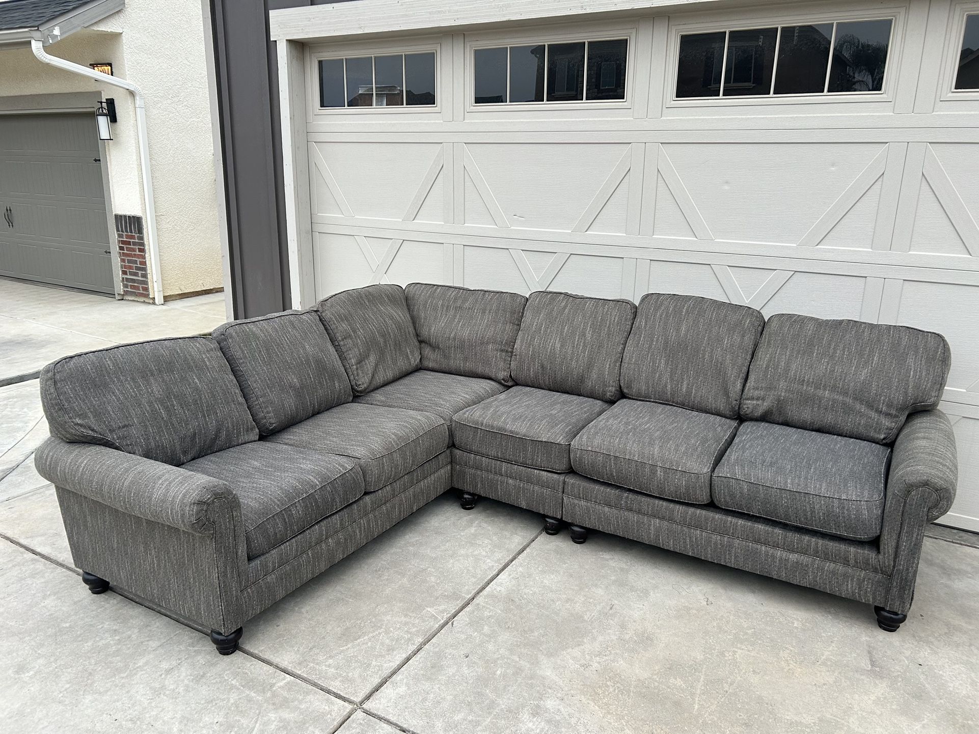 Dark Grey Sectional Couch