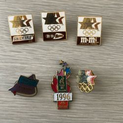 Snap On Pins Olympic, Patriotic, Statements