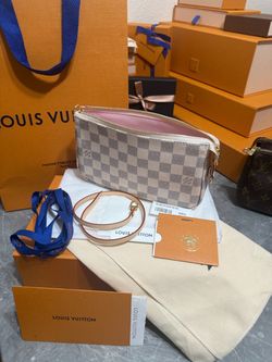 Authentic Louis Vuitton Pochette Accessoires PINK interior ✨💕 BRAND NEW