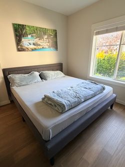 Bed and mattress