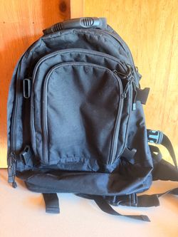 Mercury Black Tactical Backpack