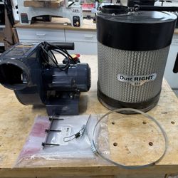 Wall Mount Dust Collector With Canister Filter
