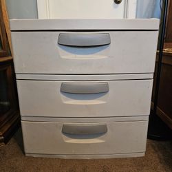 Sterilite Large 3-Drawer Storage Cart