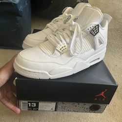 Mens Jordan Pure Money 4 Retro Size 13