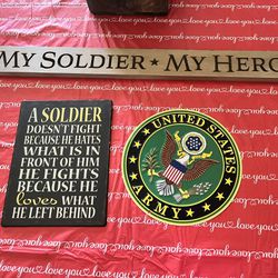 Army Soldier Home Decor Bundle