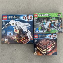 New LEGOS (Harry Potter, Minecraft) 