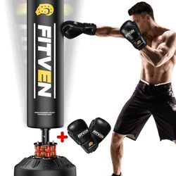 Punching Bag And Punching Gloves
