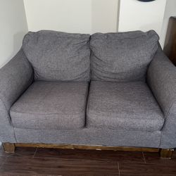 Gray Love Seat Couch