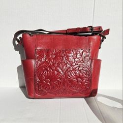 PATRICIA NASH TOOLED PURSE