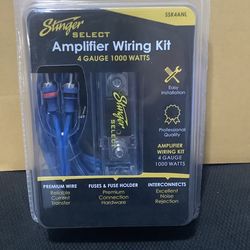 Stinger 4 GAUGE  Amp Kit – Complete Car Audio Upgrade