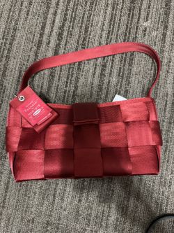 Harveys Seatbelt Bag – Woven Red Purse – Made in USA