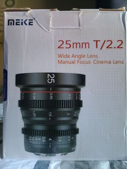 Meike 25mm T2.2 Manual Focus Cinema Lens (MFT Mount)