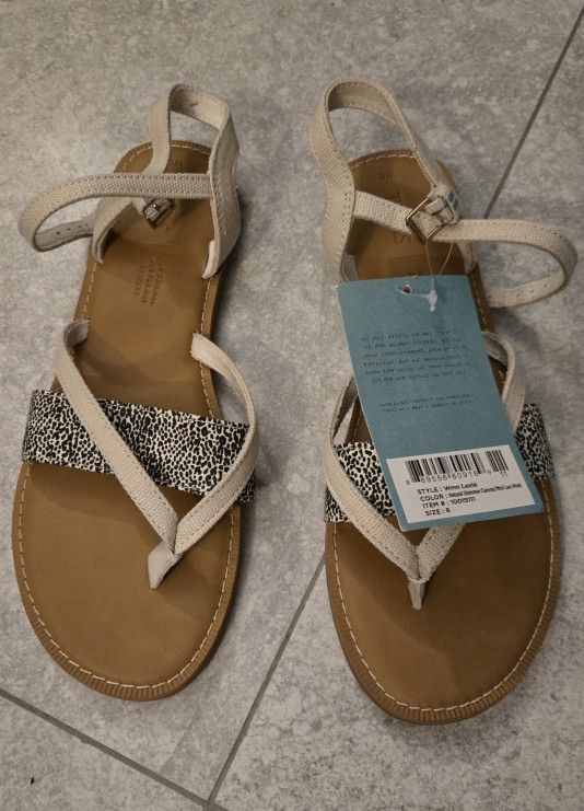 Toms Lexie Leonard print Sandals
