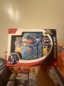 Pokemon 30th celebration greninja ex box new
