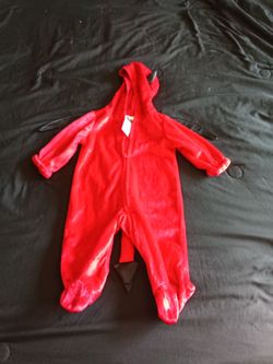 Spirit Halloween Size 0-6 Moths Baby Devil Costume